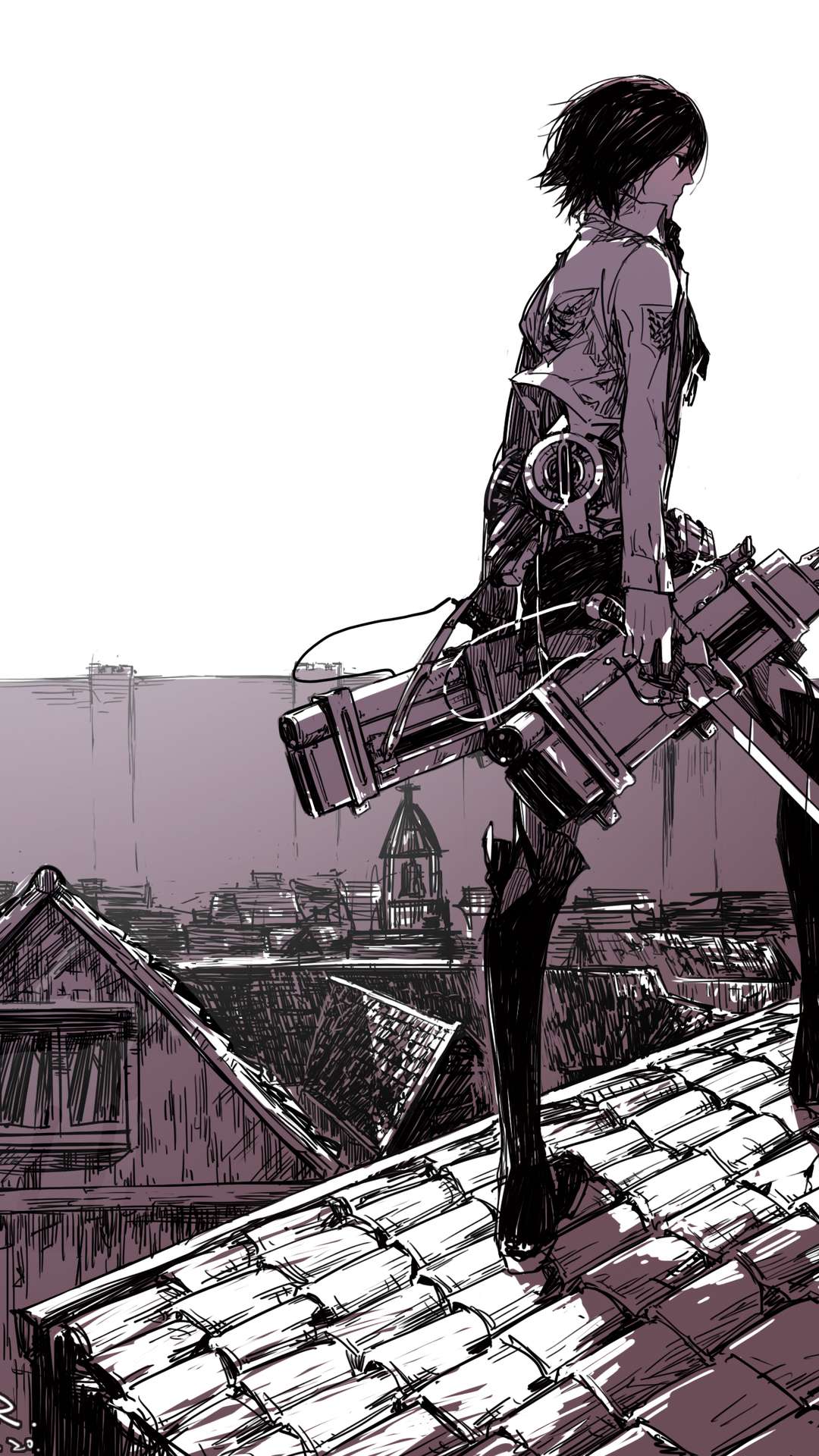 Attack On Titan Mikasa Wallpaper Iphone